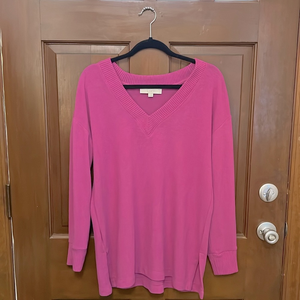 Loft Medium Pink sweater